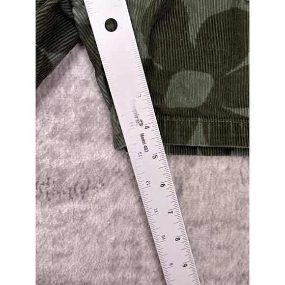 Birdwell Shorts 30 Mens Middy Floral Green Corduroy 5" - Picture 5 of 8